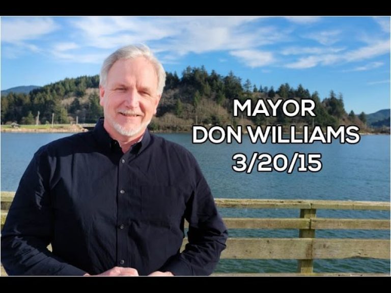 Mayor Don Williams 3/20/15