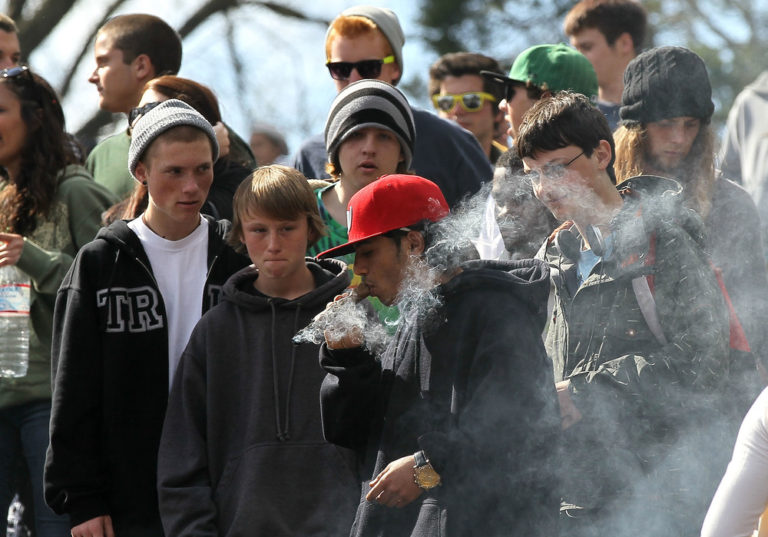 Youth marijuana use prevention campaign