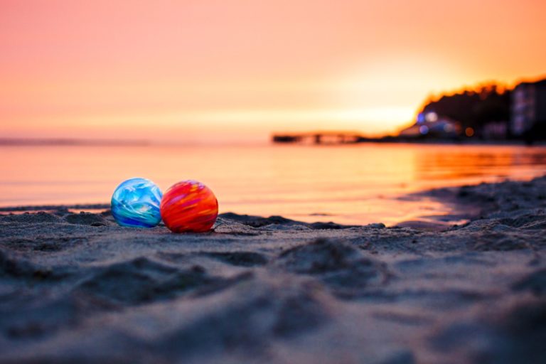 100 Glass Floats on the Beach for Memorial Day Weekend