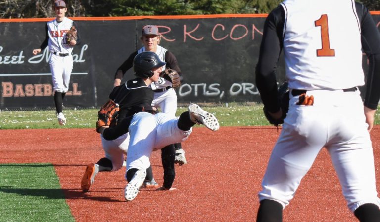 Tigers put it all together in baseball rout of Santiam Christian