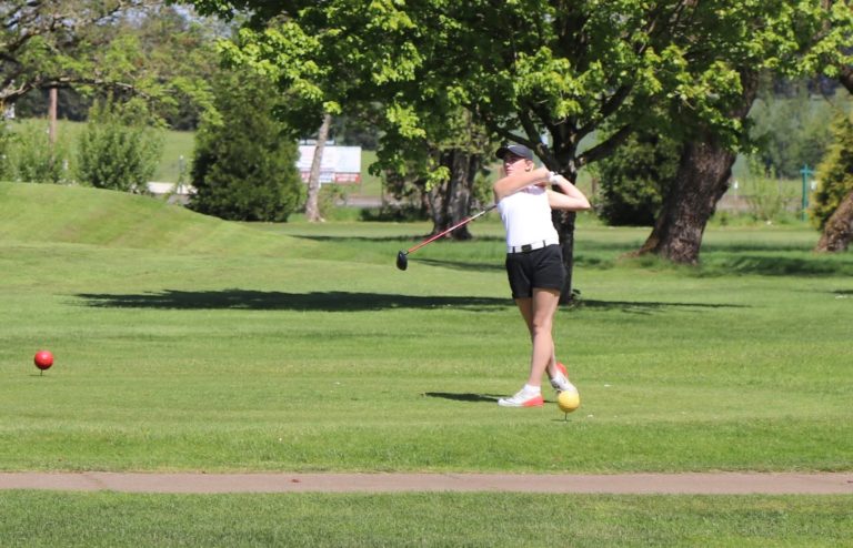 Hatton fires career-low 76 to seize District golf lead