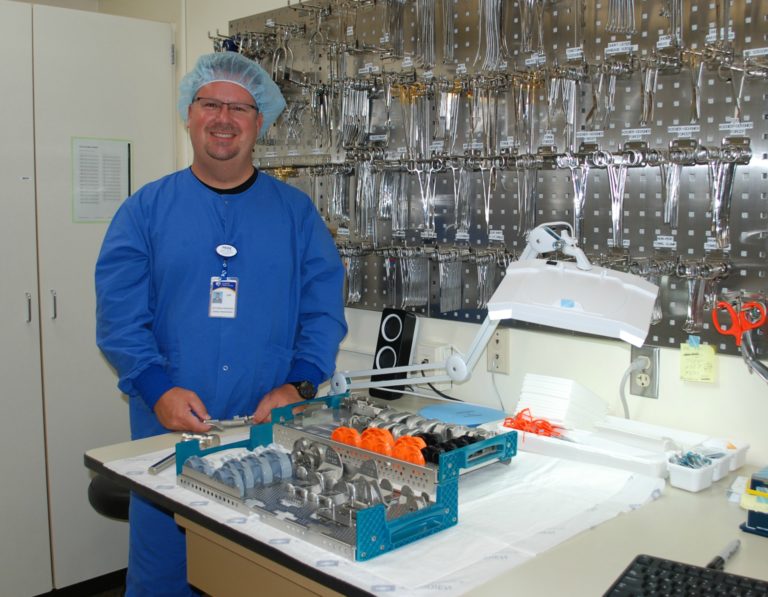 SNLH sterile processor Hill earns Golden Crown Certification