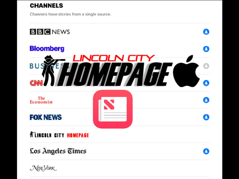 Apple News welcomes Lincoln City Homepage with open digital arms