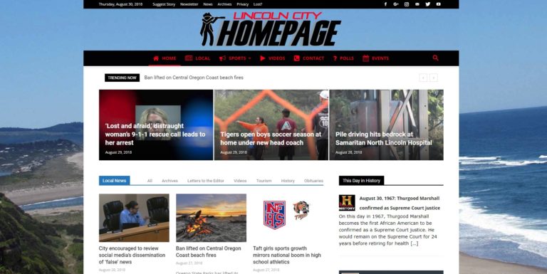 Homepage introduces audio version of its publication of the news