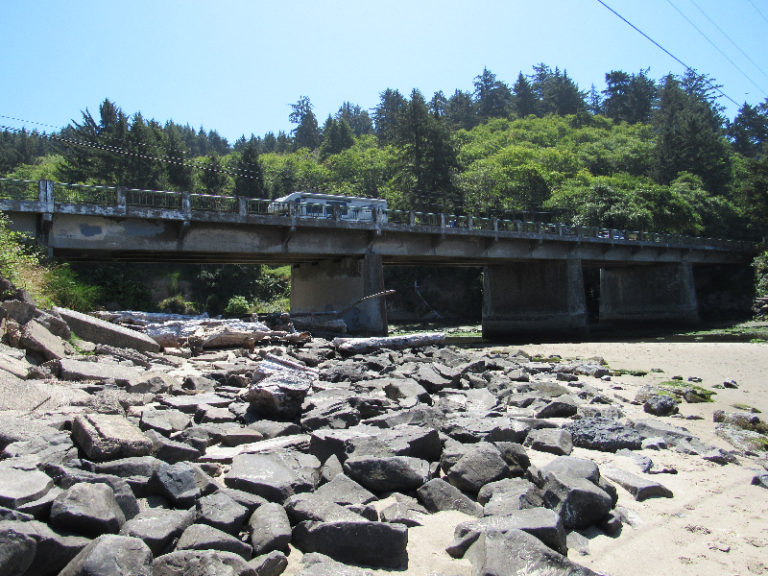 Bridge construction open house at Lincoln City Cultural Center