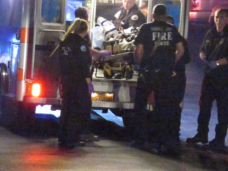 Rescue crews attend to heart attack victim in Lincoln City