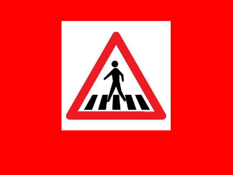 Pedestrian safety operation to raise crosswalk awareness