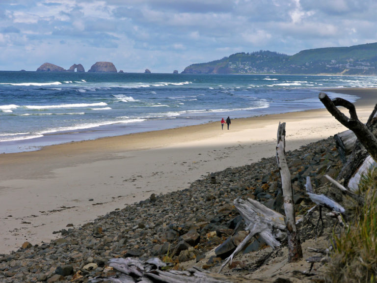 Coast Guard aircrew rescues man stranded on rock near Tillamook