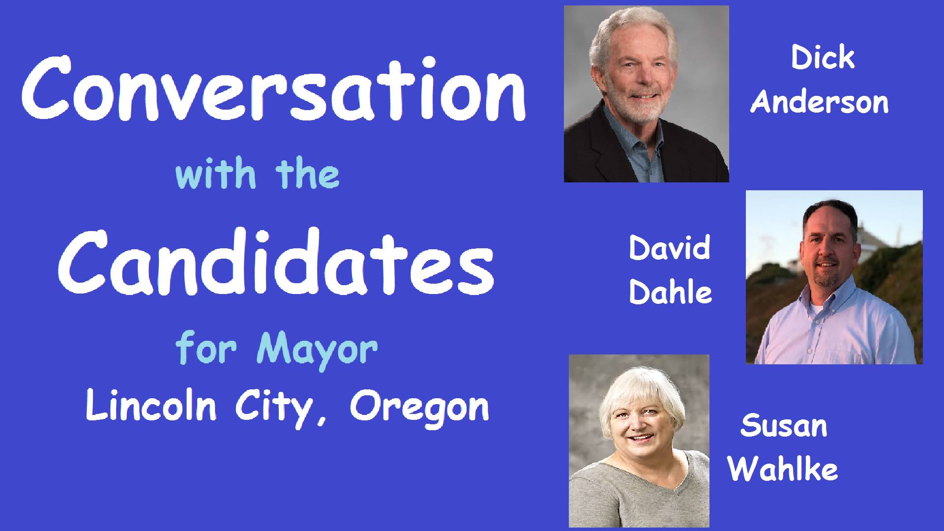 conversation with the candidates
