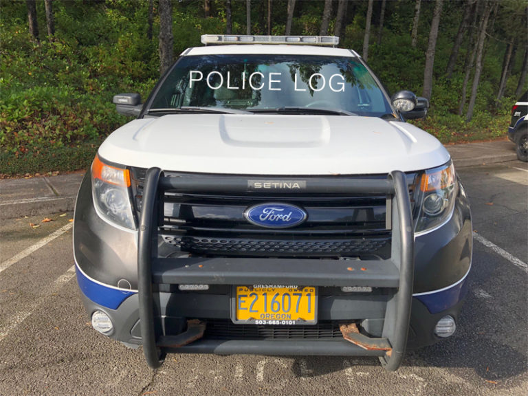 Lincoln City Police Crime Log Oct. 26 – Nov. 1