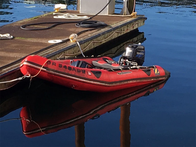 Surf rescue near mouth of the Salmon River