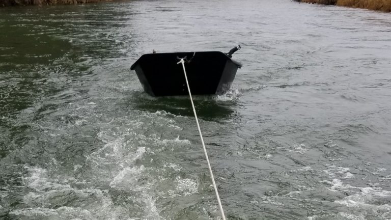 Overturned boat rescue on the Siletz River