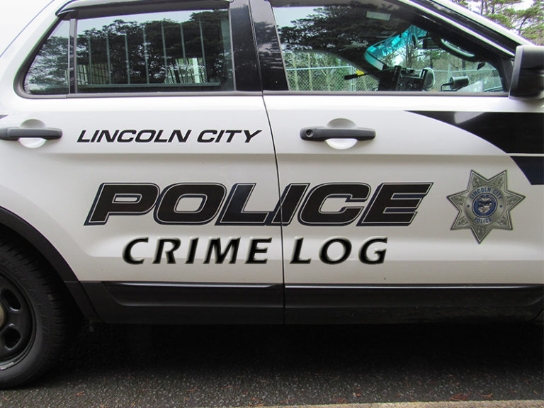 Lincoln City Police Crime Log Dec. 28 – Jan. 3