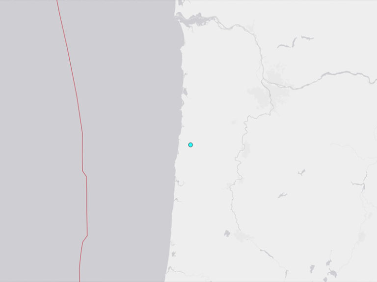 Magnitude 3.0 earthquake 2 1/2 miles SE of Rose Lodge