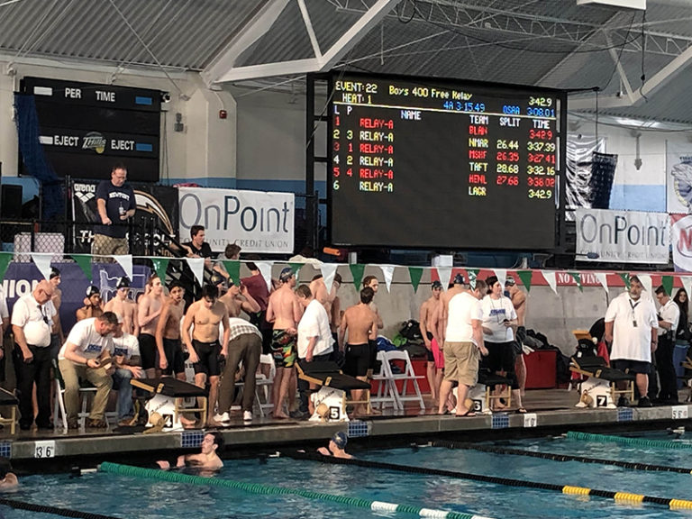 Taft relay team reaches State finals; three swimmers improve positions