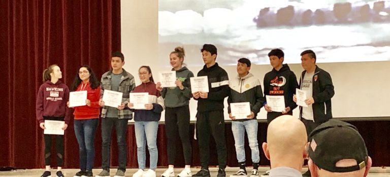 Taft High honors winter sports athletes at annual awards ceremony
