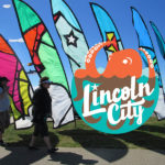 Lincoln City feather banners
