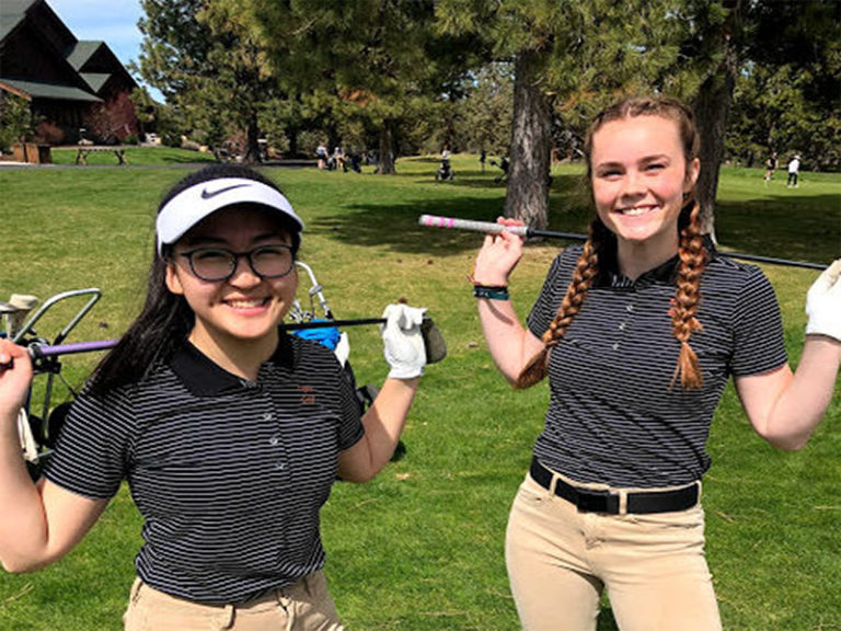Taft girls get golf games in gear in two-person scramble