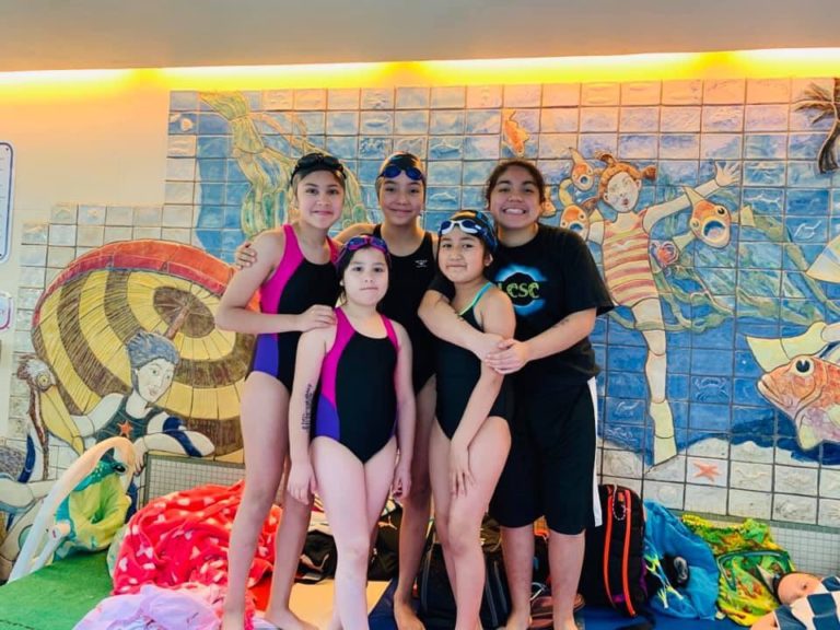 Five local swimmers win races; LCSC challenges for team titles in April Invite