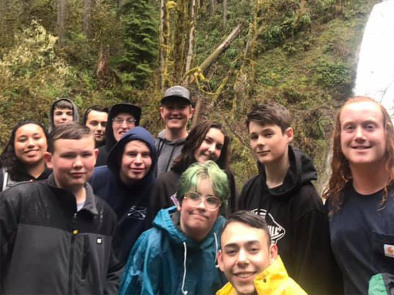 Waldport, Taft High students learn skills at Future Leaders Fire School