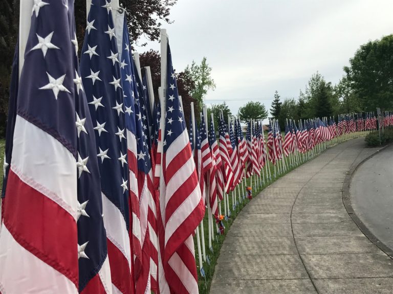 Fallen Oregon law enforcement officers honored with flags in Salem