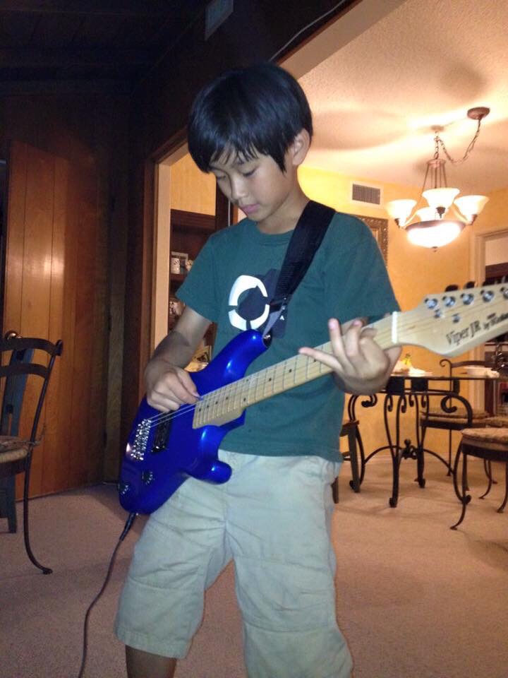 David Jin on Guitar