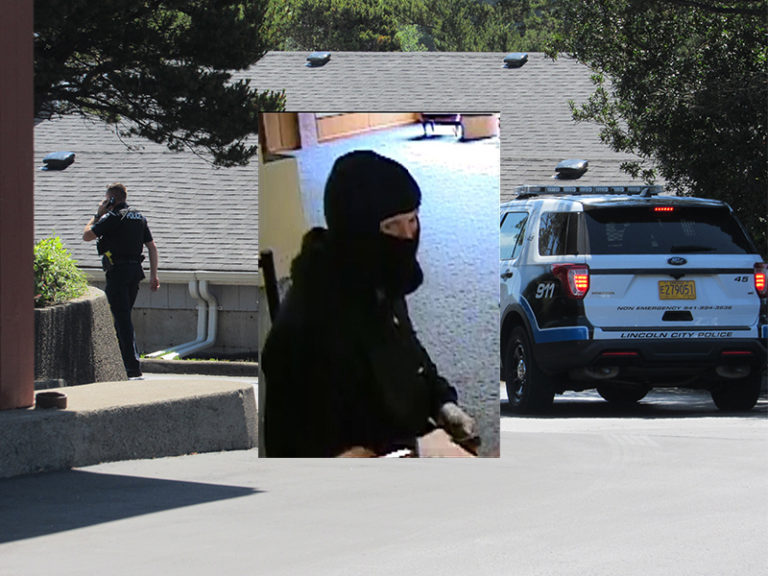 Suspect sought in bank robbery in south Lincoln City