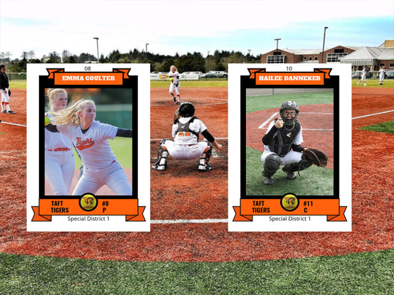 Taft softball players Coulter, Danneker named All-State second-team