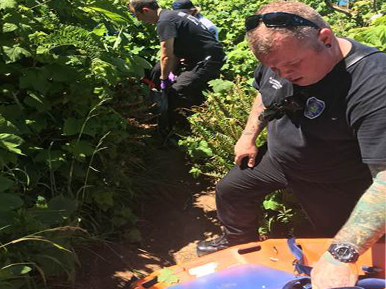 Injured elderly woman rescued after hiking at Roads End