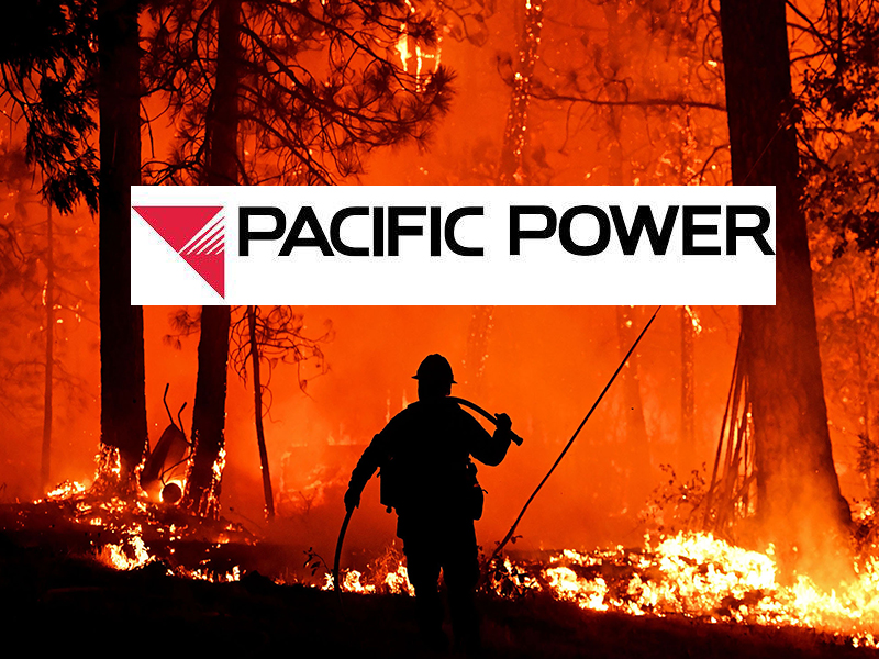 Pacific Power wildfire