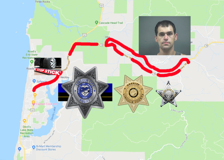 100 mph high-speed chase ‘stopped’ with ‘sticks’, one in custody