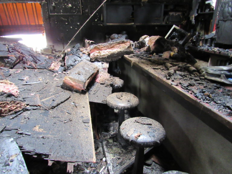 Otis Cafe owners warn others after fire blamed on combustible kitchen waste