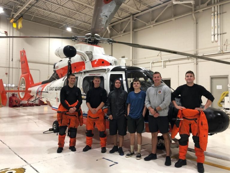 Coast Guard rescues two stranded men from shore near Cascade Head