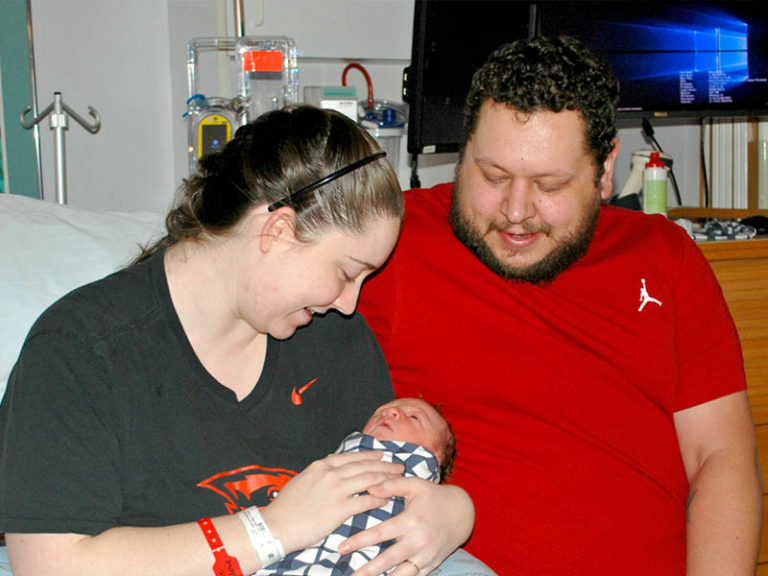 Samaritan North Lincoln Hospital celebrates first baby of the new year