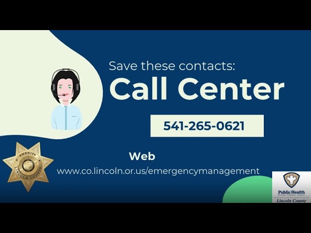 New Lincoln County Emergency Public Information Call Center