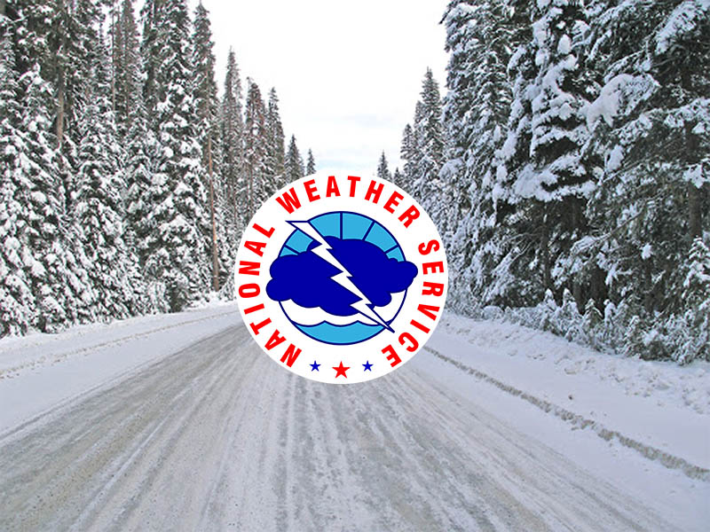 National Weather Service Alert for snow and cold weather