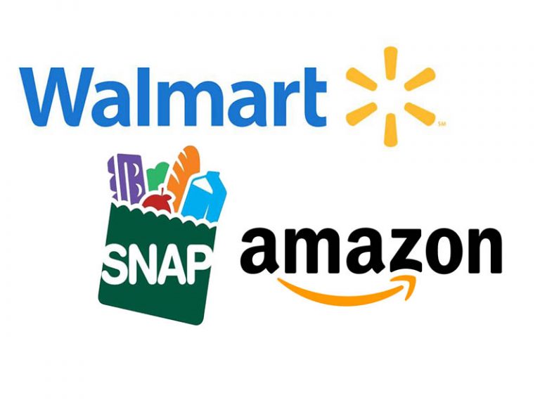 SNAP benefits authorized for Amazon and Walmart groceries