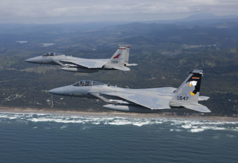 F-15 fighter jet flyovers Friday for frontline workers