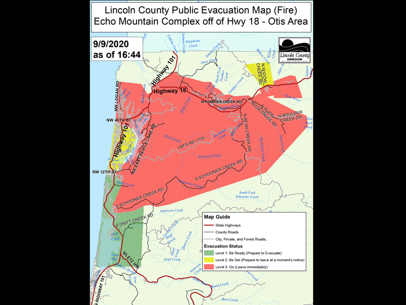 Evacuations In Effect For Lincoln City