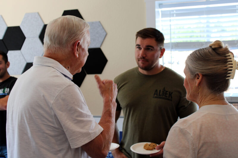 Alek Listening to Lincoln City residents