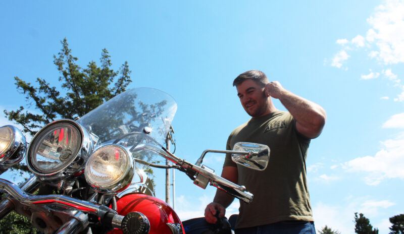 Alek Skarlatos motorcycle tour