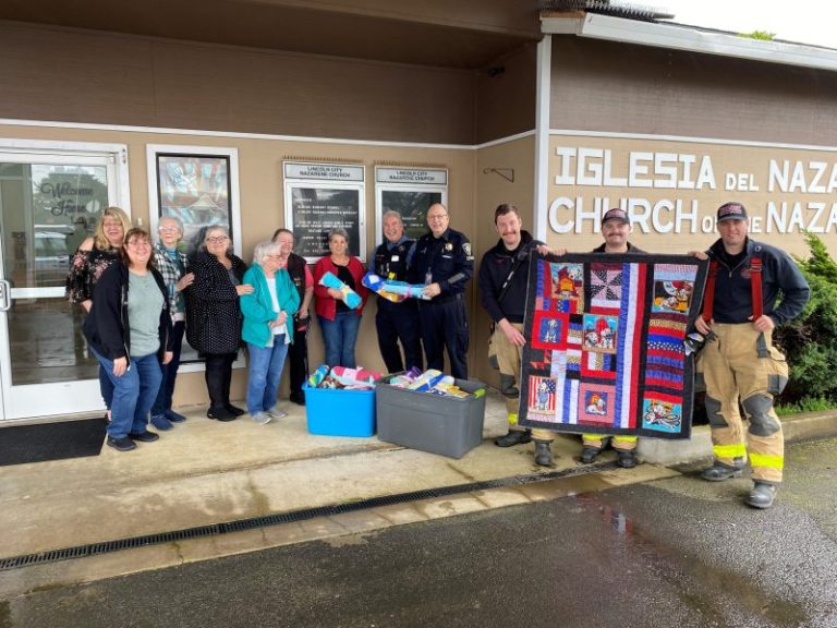 Local Christian quilters help first responders spread warmth